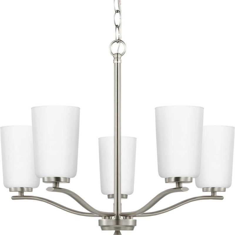 Adley 5-Light Chandelier in Brushed Nickel