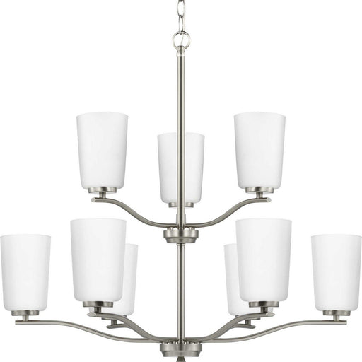 Adley 9-Light Chandelier in Brushed Nickel