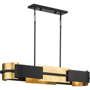 Lowery 4-Light Linear Pendant in Black