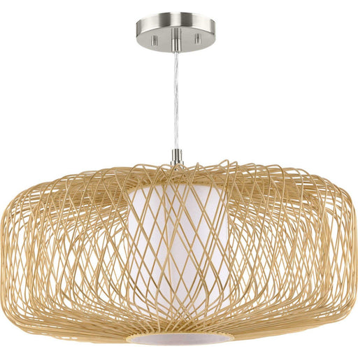 Cordova Pendant in Natural Rattan