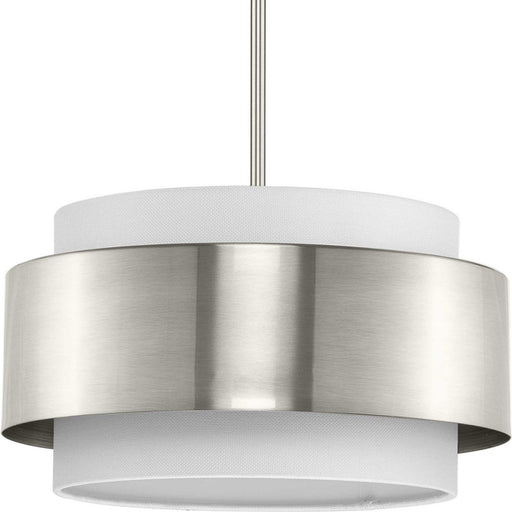 Silva 3-Light 16" Pendant in Brushed Nickel