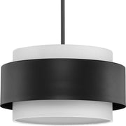 Silva 3-Light 16" Pendant in Matte Black