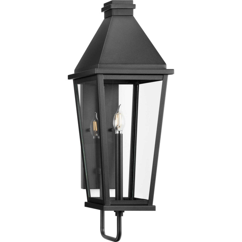 Richmond Hill Large Outdoor Wall Lantern in Black