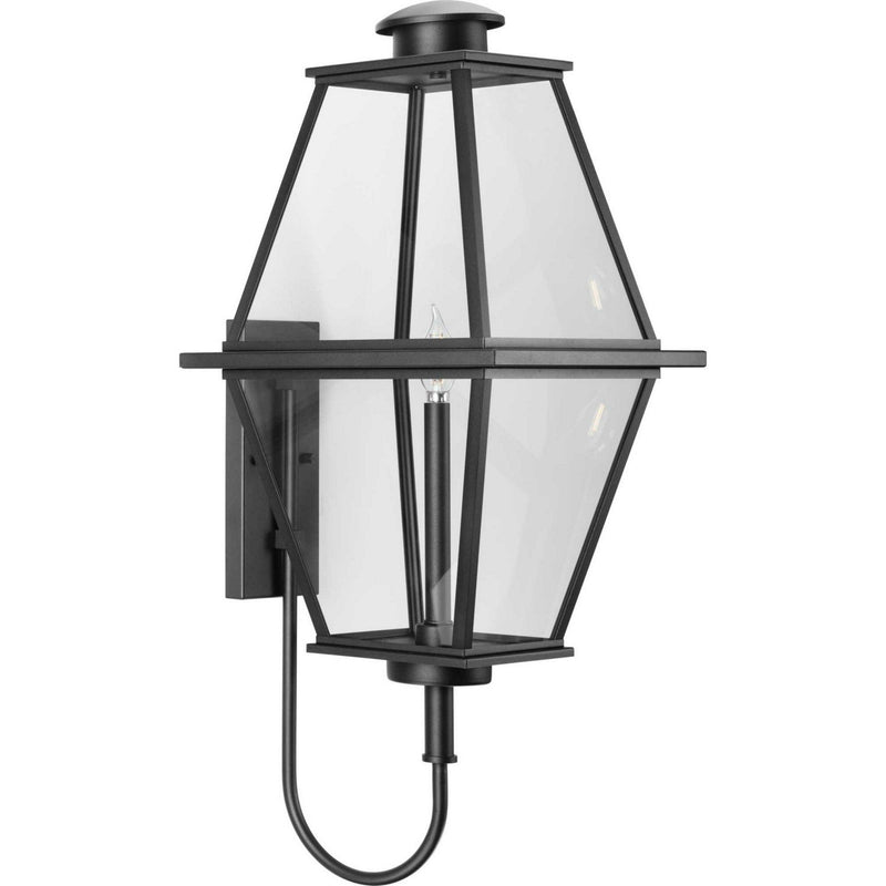 Bradshaw Large Outdoor Wall Lantern in Black
