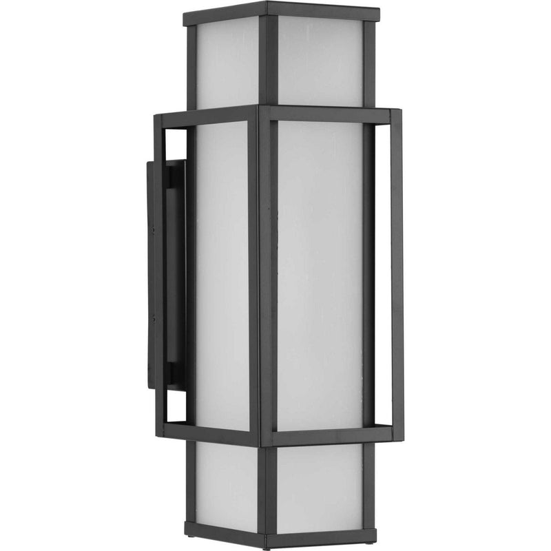 Unison 2-Light Outdoor Wall Lantern in Matte Black