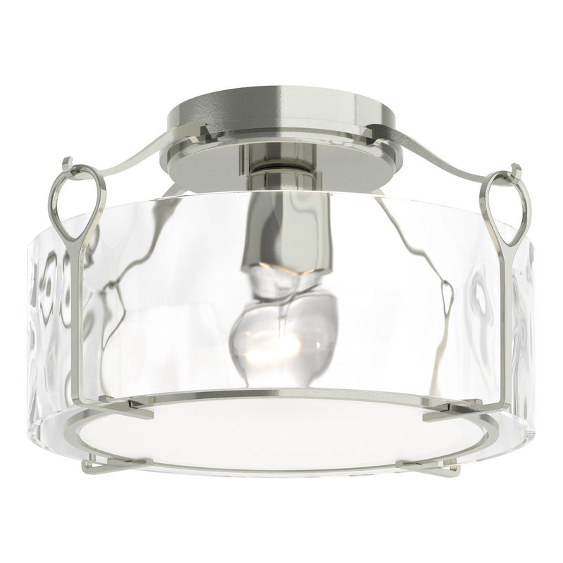 Bow Medium Semi-Flush in Sterling - 121142-SKT-85-LL0218 by Hubbardton Forge