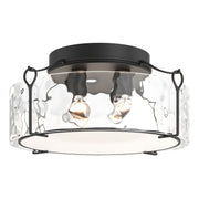 Bow Large Semi-Flush in Black - 121145-SKT-10-LL0216 by Hubbardton Forge