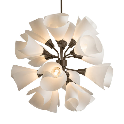 Mobius 16-Light 31" Orb Chandelier in Bronze