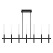 Benicio 7-Light 46.25" Linear Pendant in Matte Black
