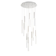 Benicio 11-Light 22" Cluster Pendant in Polished Nickel