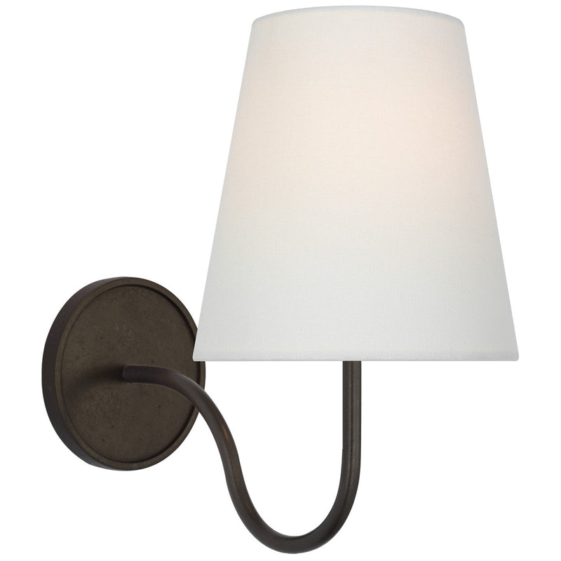 Lyndsie Small Wall Sconce in Aged Iron
