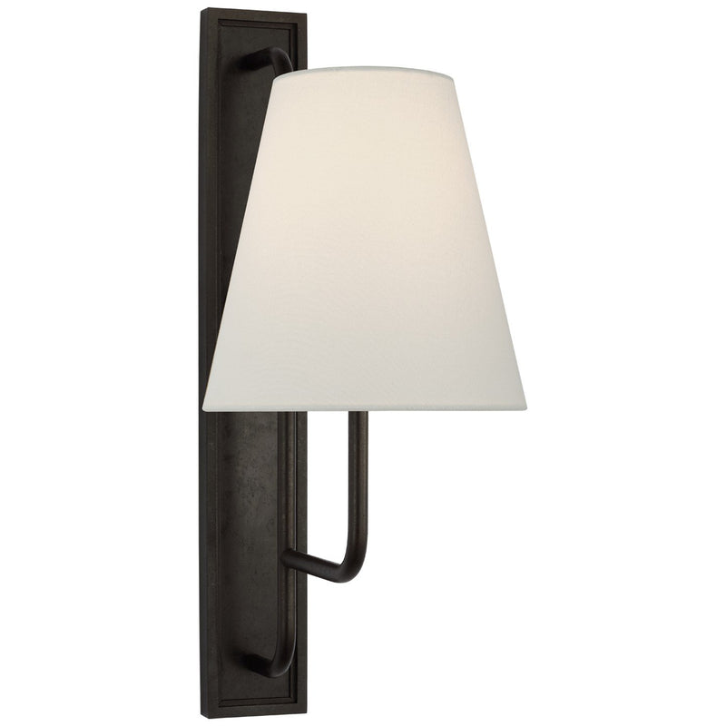 Rui Tall Wall Sconce in Aged Iron