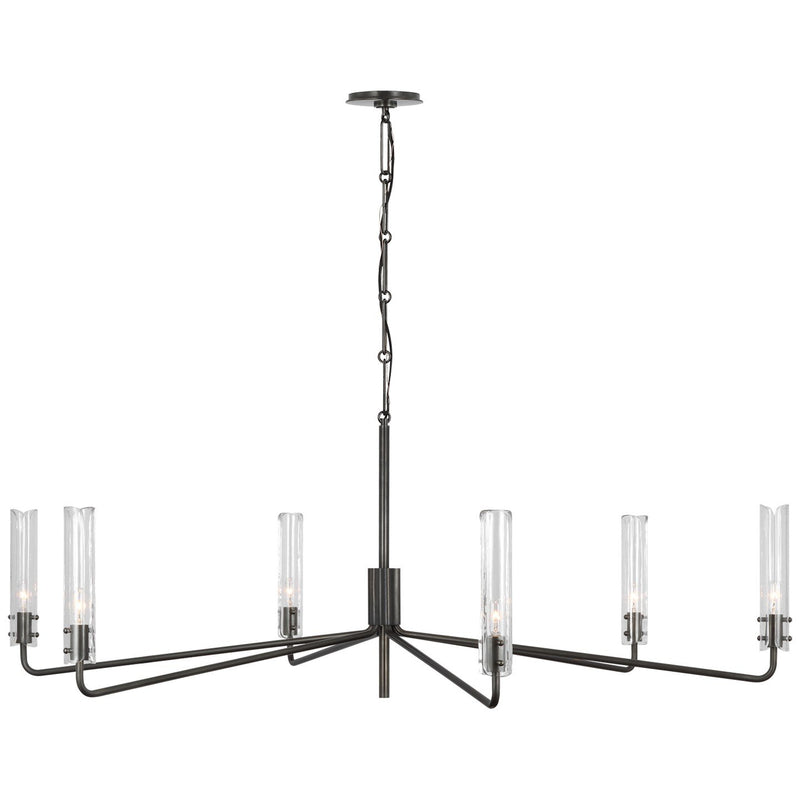 Casoria Grande 6-Light Chandelier in Bronze