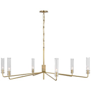 Casoria Grande 6-Light Chandelier in Hand-Rubbed Antique Brass