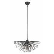 Dendelio 9-Light 22.5" Chandelier in Matte Black
