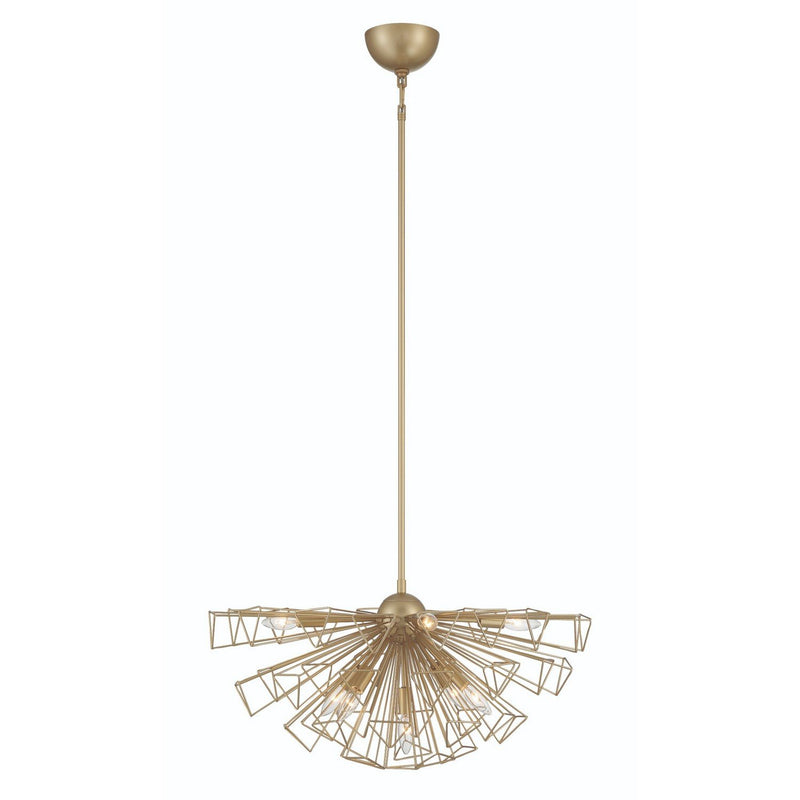 Dendelio 9-Light 22.5" Chandelier in Matte Gold
