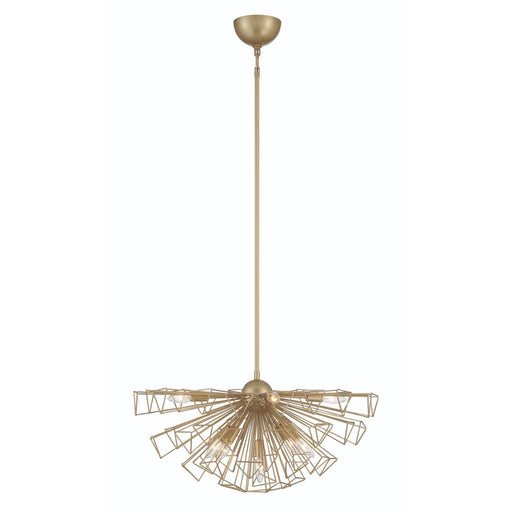 Dendelio 9-Light 22.5" Chandelier in Matte Gold