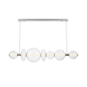 Atomo 3-Light 56" Linear Pendant in Chrome