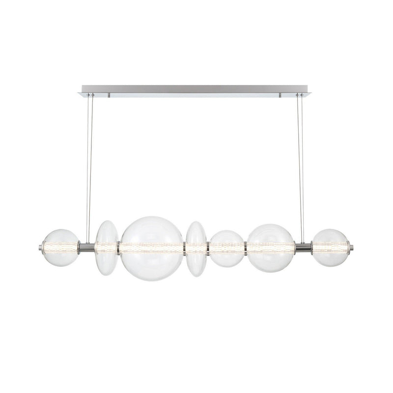 Atomo 3-Light 56" Linear Pendant in Chrome