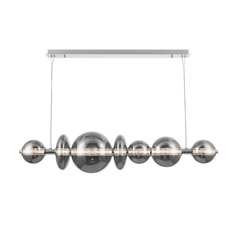 Atomo 3-Light 56" Linear Pendant in Chrome