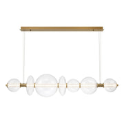 Atomo 3-Light 56" Linear Pendant in Gold
