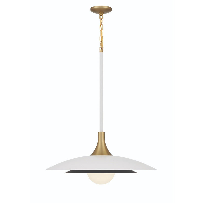 Welsh 24" LED Pendant in Matte White