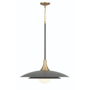 Welsh 24" LED Pendant in Matte Grey