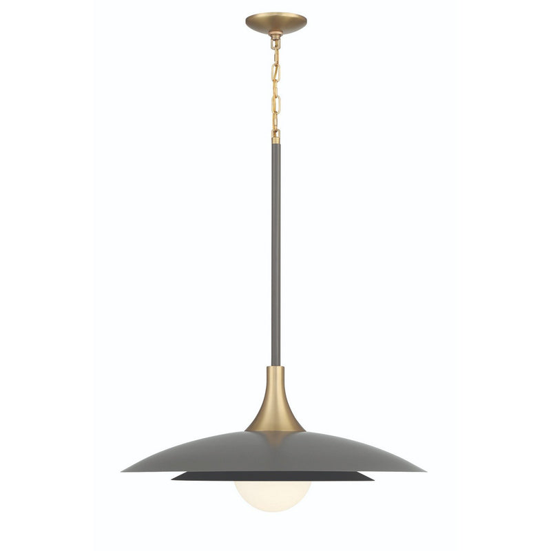 Welsh 24" LED Pendant in Matte Grey