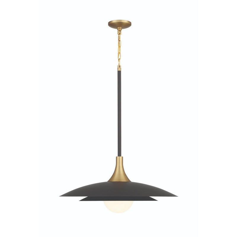Welsh 24" LED Pendant in Matte Black