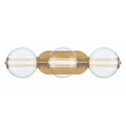 Atomo 3-Light 24.75" Vanity Light in Gold