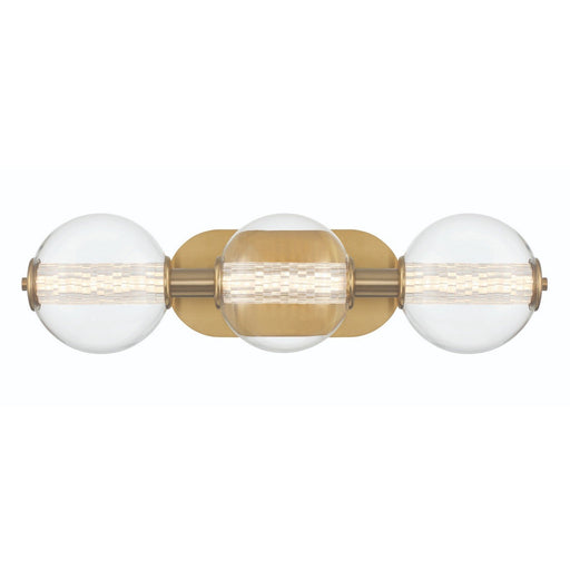Atomo 3-Light 24.75" Vanity Light in Gold