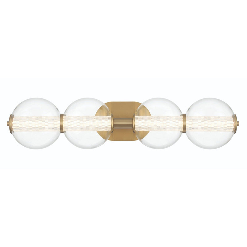 Atomo 4-Light 29.75" Vanity Light in Gold
