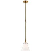 Parkington 9" Mini Pendant in Antique-Burnished Brass