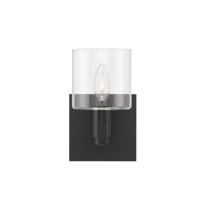 Decato 9" Wall Sconce in Matte Black