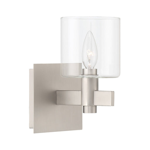 Decato 9" Wall Sconce in Satin Nickel