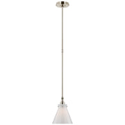 Parkington 9" Mini Pendant in Polished Nickel