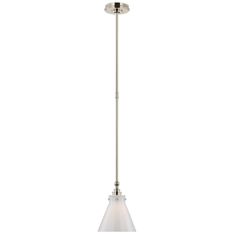 Parkington 9" Mini Pendant in Polished Nickel