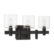 Decato 3-Light 21.25" Vanity Light in Matte Black