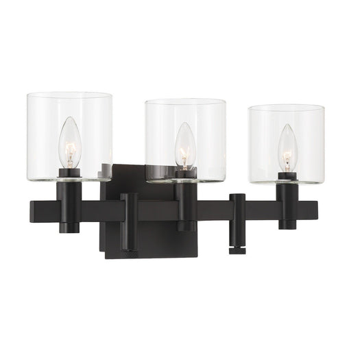 Decato 3-Light 21.25" Vanity Light in Matte Black