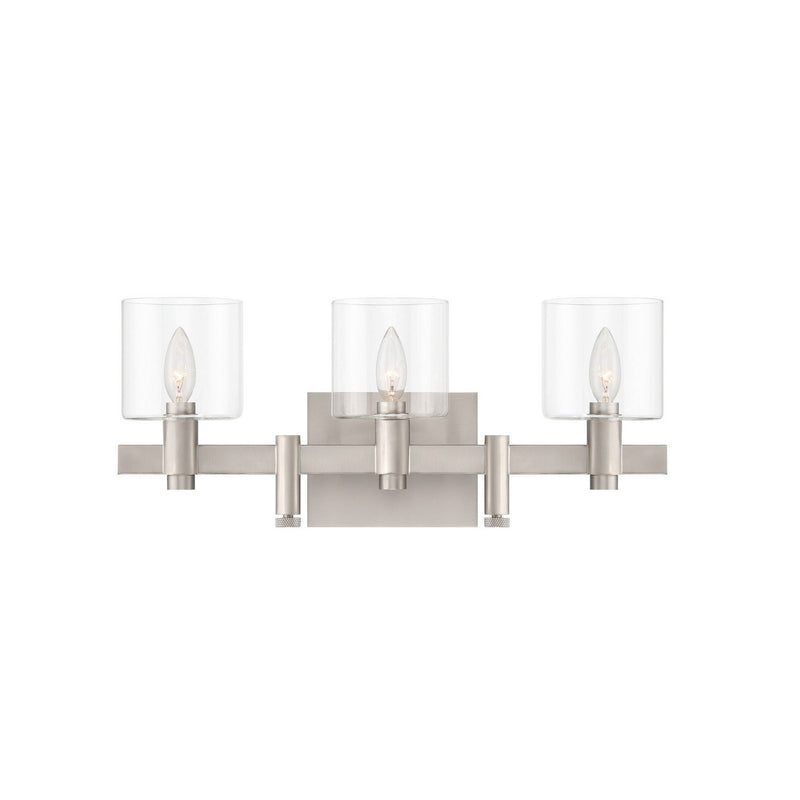 Decato 3-Light 21.25" Vanity Light in Satin Nickel