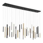 Santana 30-Light 72" Linear Multi-Drop Pendant in Mix