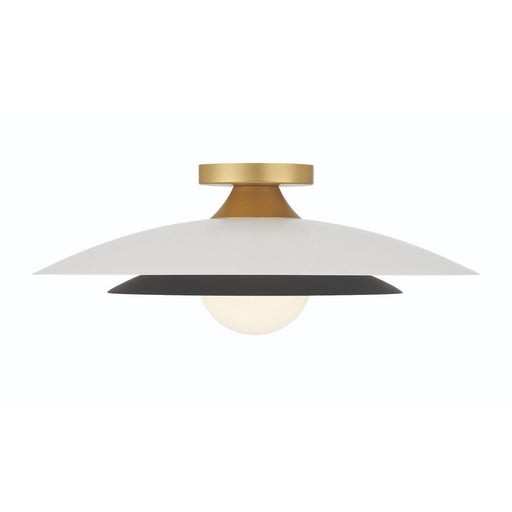 Welsh 18" LED Flush Mount in Matte White