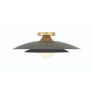 Welsh 18" LED Flush Mount in Matte Grey