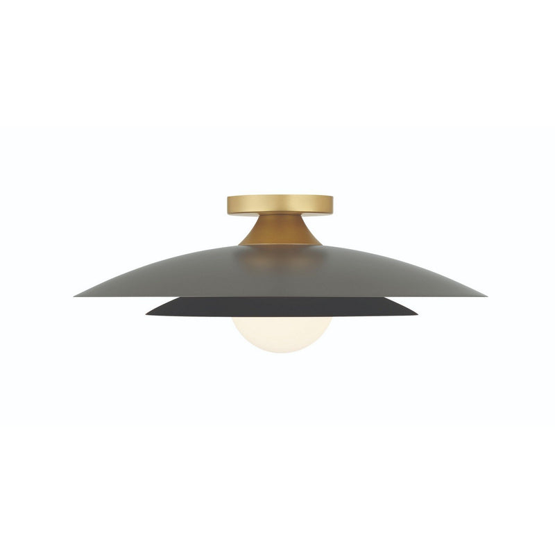 Welsh 18" LED Flush Mount in Matte Grey
