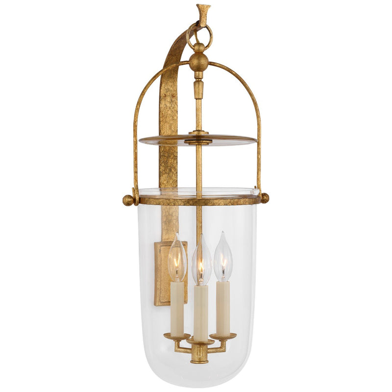 Lorford Medium 3-Light Wall Sconce in Gilded Iron