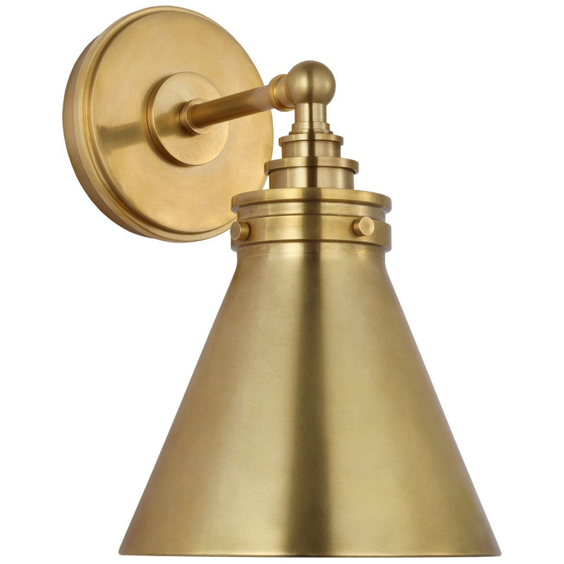 Parkington Small Wall Sconce in Antique-Burnished Brass