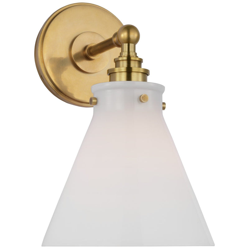 Parkington Small Wall Sconce in Antique-Burnished Brass