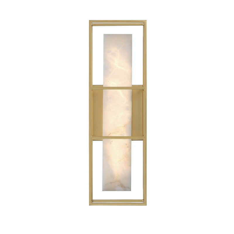 Blakley 16" Outdoor Wall Sconce in Matte Gold