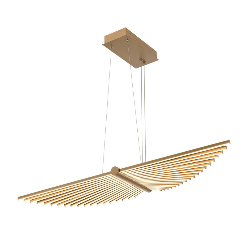 Seraph 39.25" Linear Pendant in Matte Gold