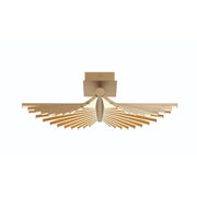 Seraph 11.25" LED Semi-Flush Mount in Matte Gold